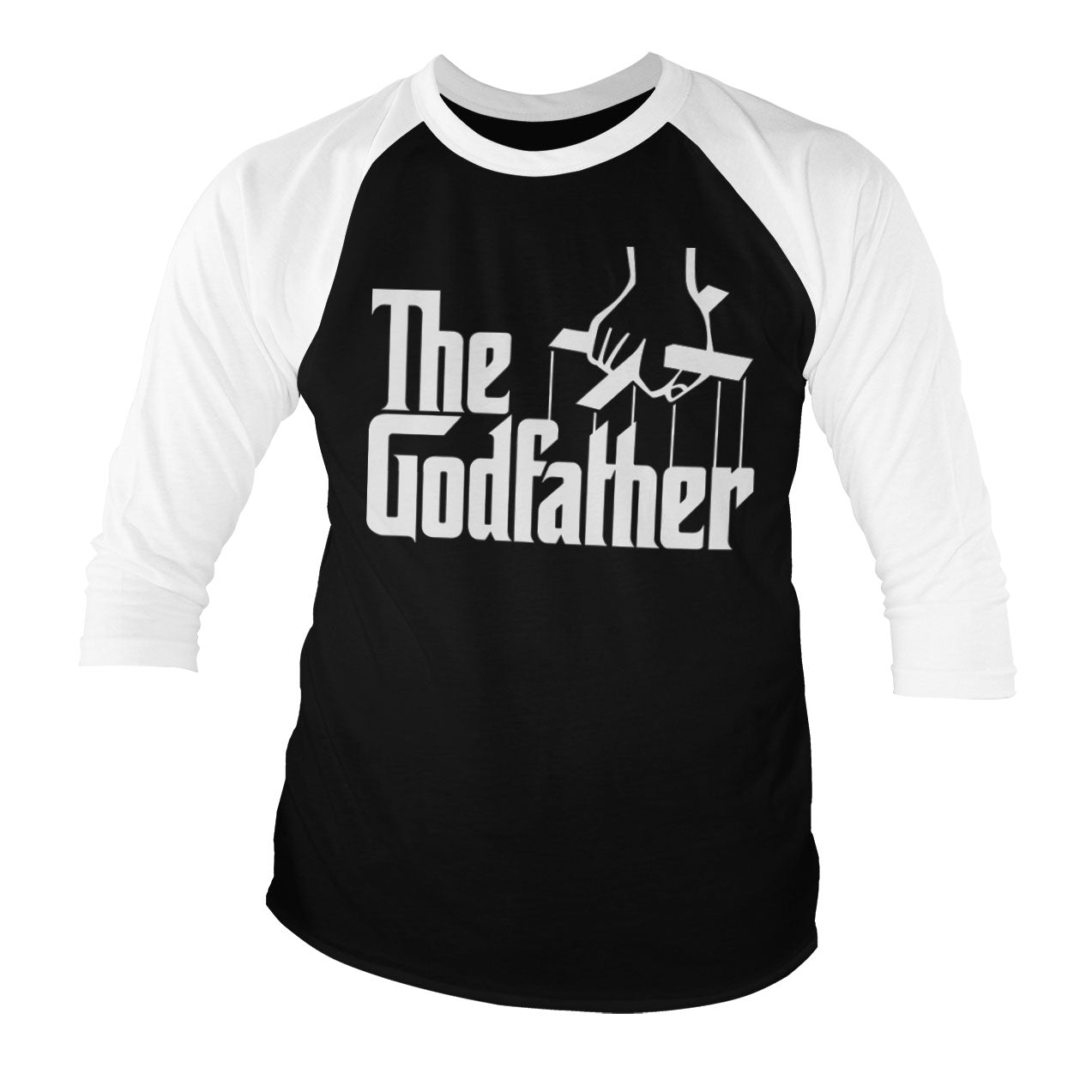 Billede af The Godfather, Logo 3/4-ærmet Raglan T-Shirt