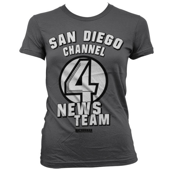 Billede af Anchorman, Anchorman: San Diego Channel 4 T-shirt (Kvinder)