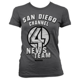 Billede af Anchorman, Anchorman: San Diego Channel 4 T-shirt (Kvinder)