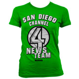 Billede af Anchorman, Anchorman: San Diego Channel 4 T-shirt (Kvinder)