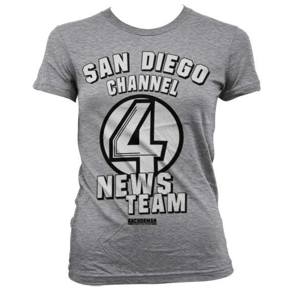 Billede af Anchorman, Anchorman: San Diego Channel 4 T-shirt (Kvinder)