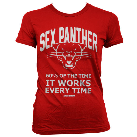 Billede af Anchorman, Anchorman: Sex Panther T-Shirt (Kvinder)
