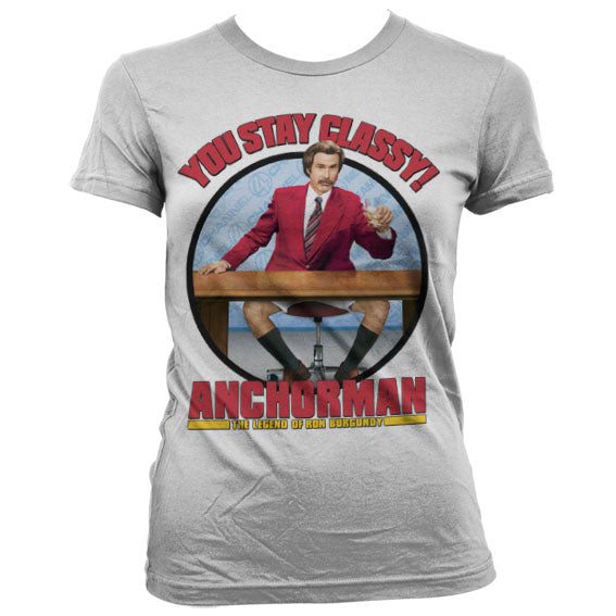 Billede af Anchorman, Anchorman: You Stay Classy T-shirt (Kvinder)