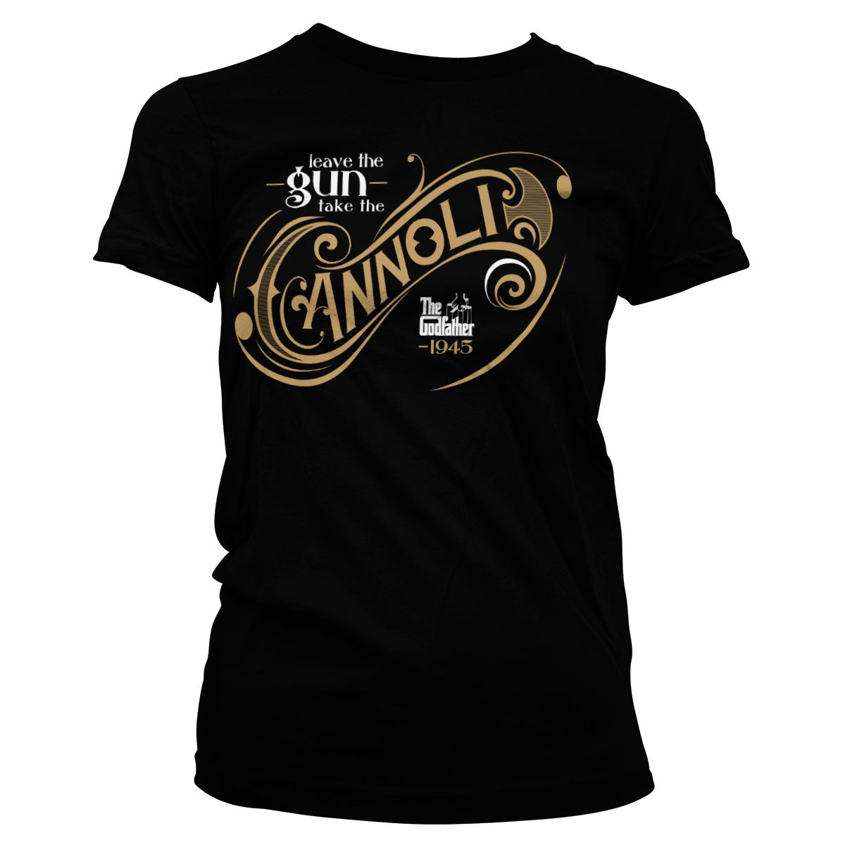 Billede af The Godfather, Leave The Gun, Take The Cannoli T-Shirt (Kvinder)