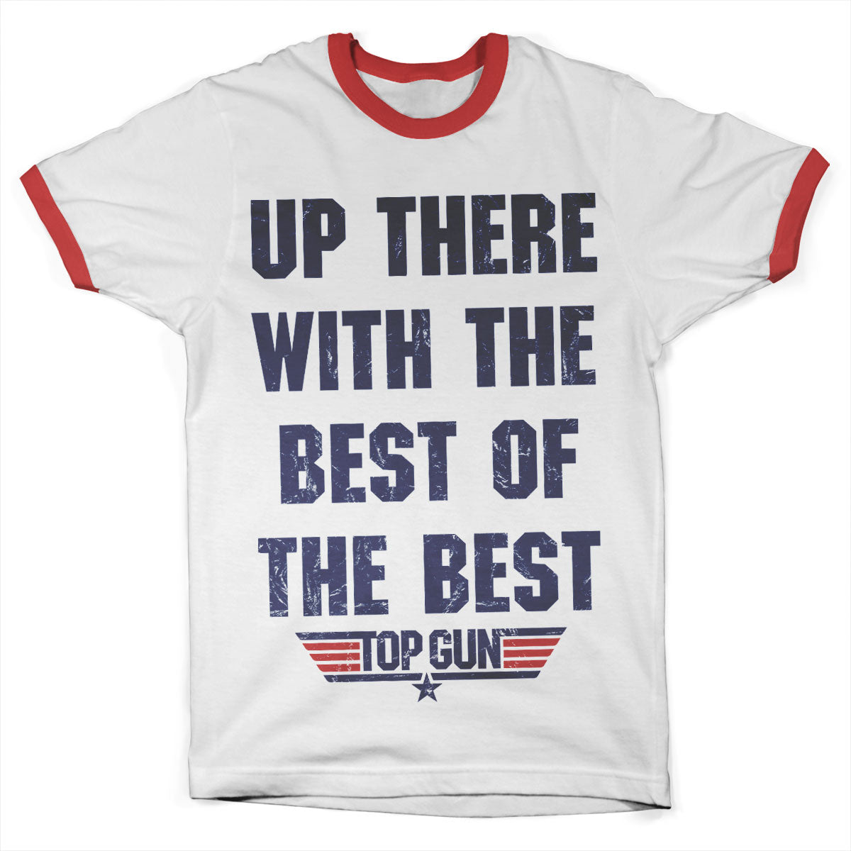 Billede af Top Gun: Up There With The Best Of The Best Ringer T-Shirt