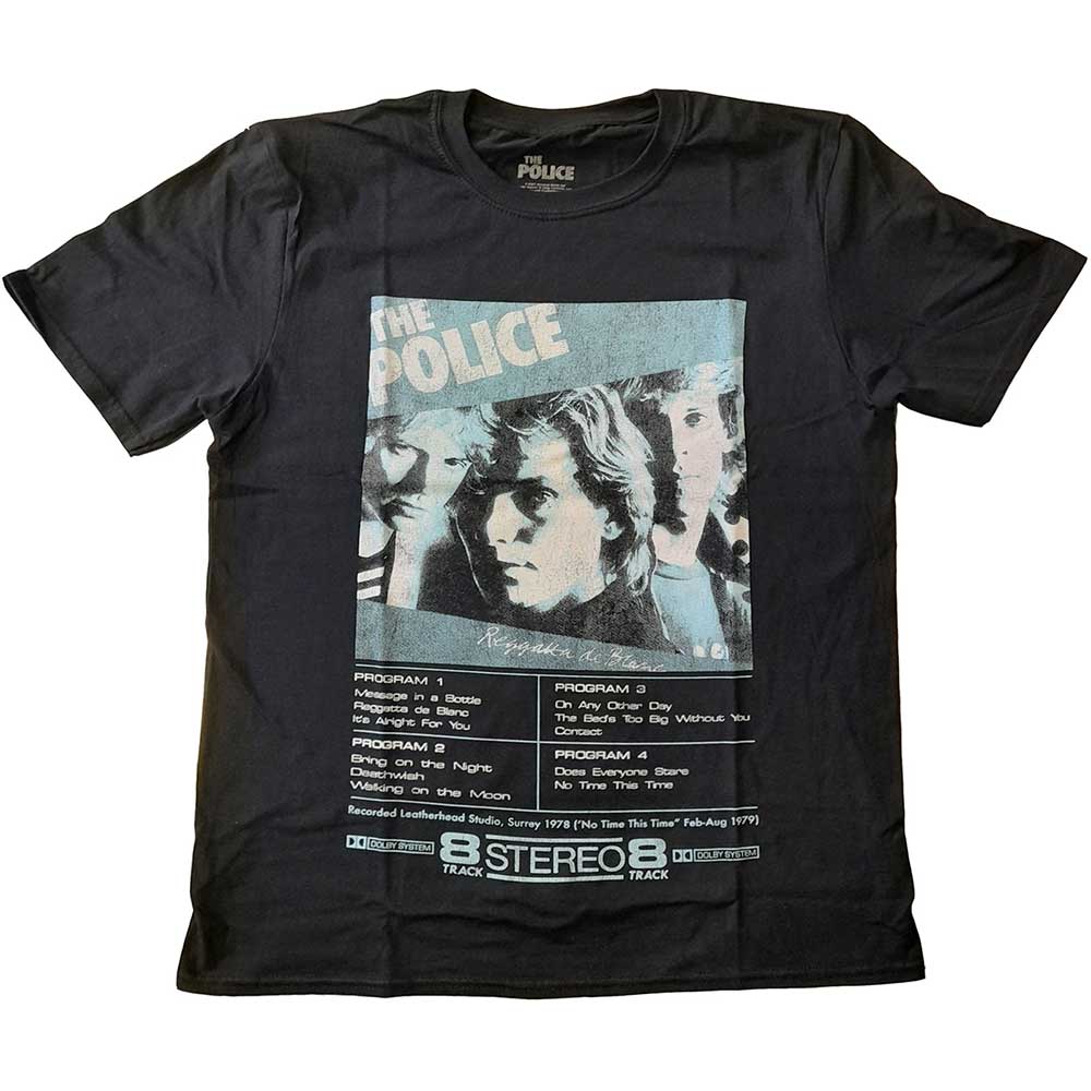 The Police: Reggatta 8 Track T-Shirt
