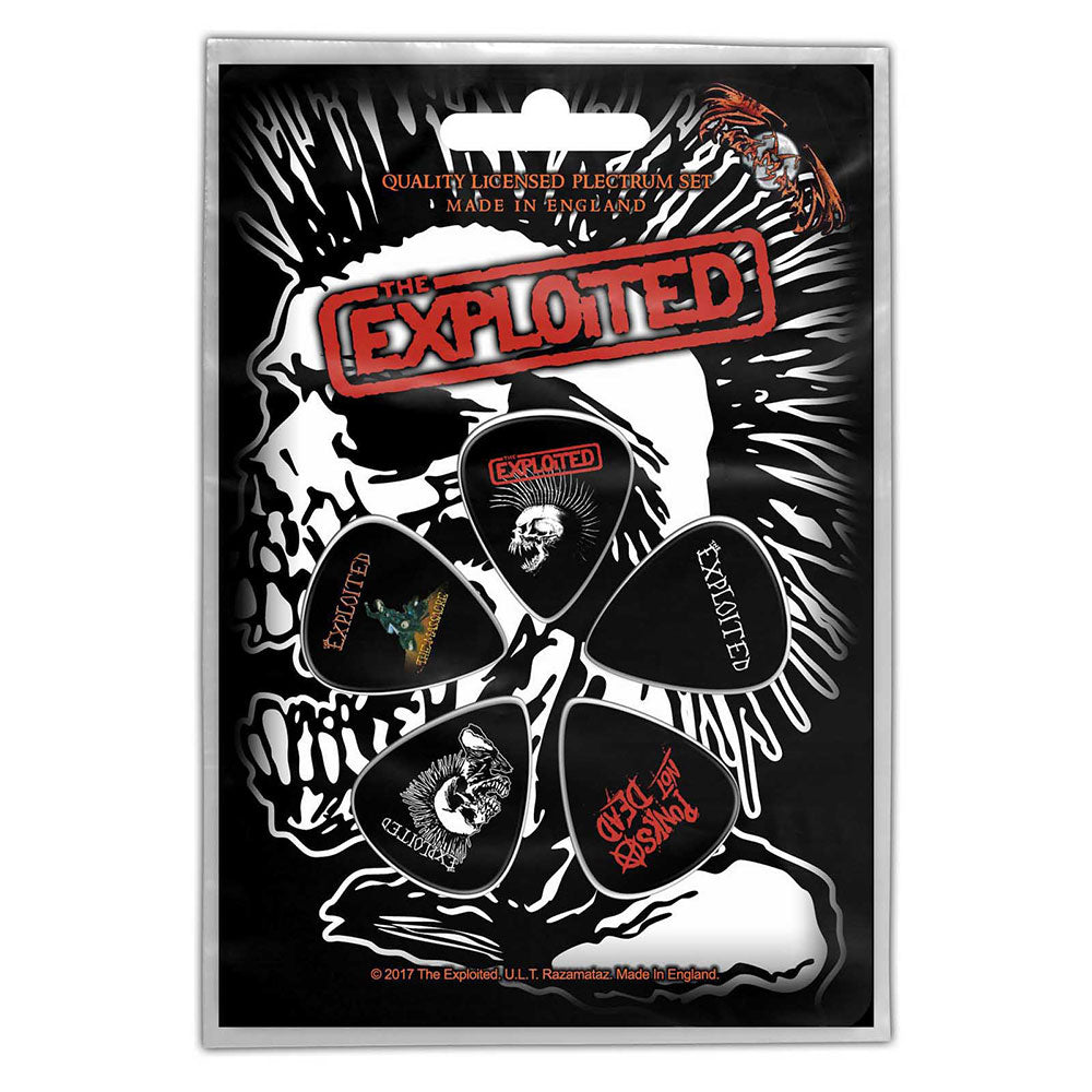 Billede af The Exploited Skull Plektre