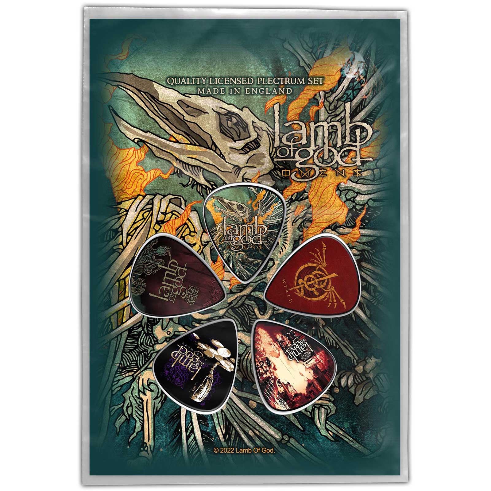 Lamb Of God: Omens Plectrum Pack (Retail Pack)