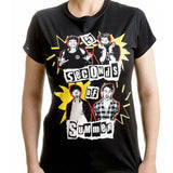 Billede af 5 Seconds of Summer Punk Pop Photo T-shirt til kvinder