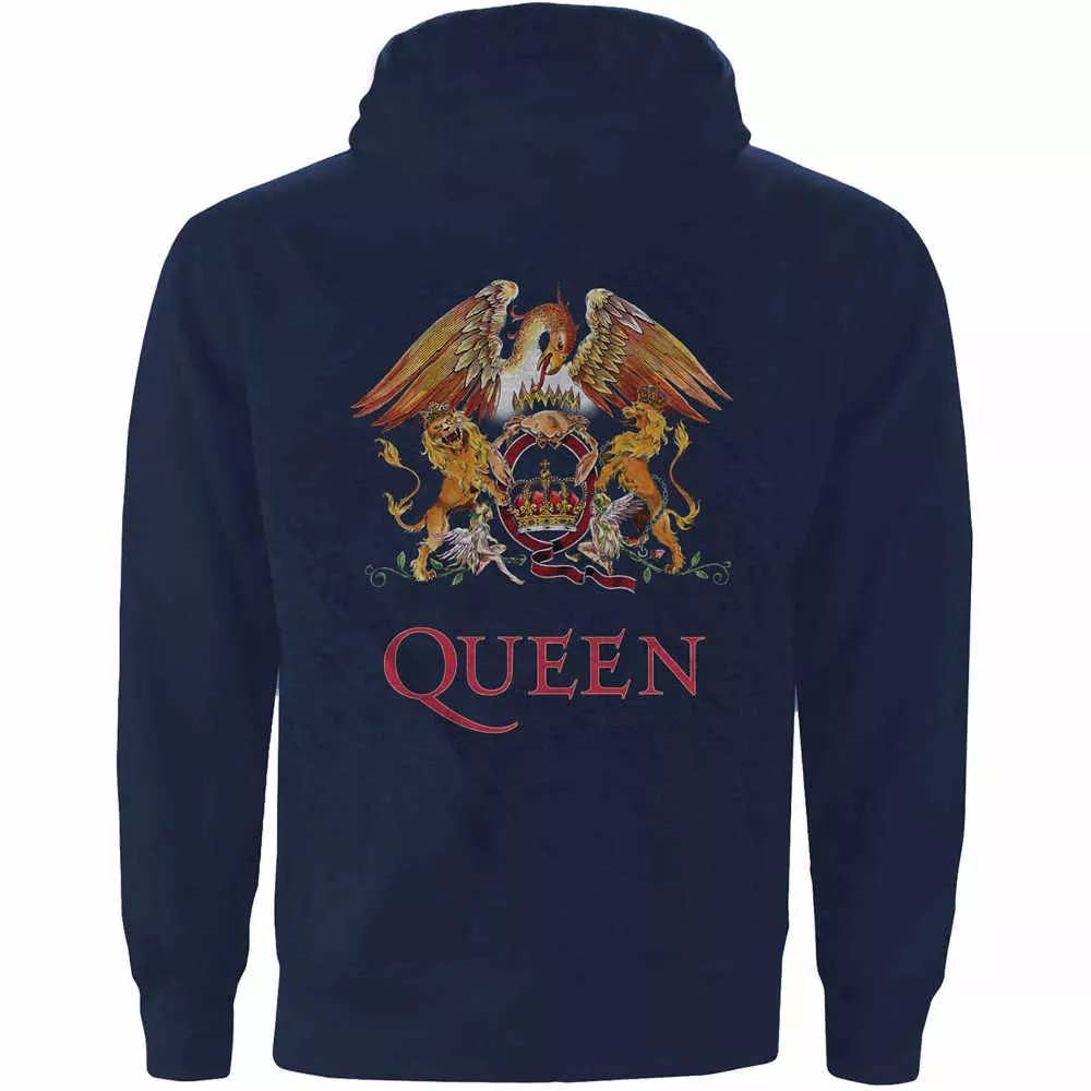 Billede af Queen Classic Crest Hoodie BACK
