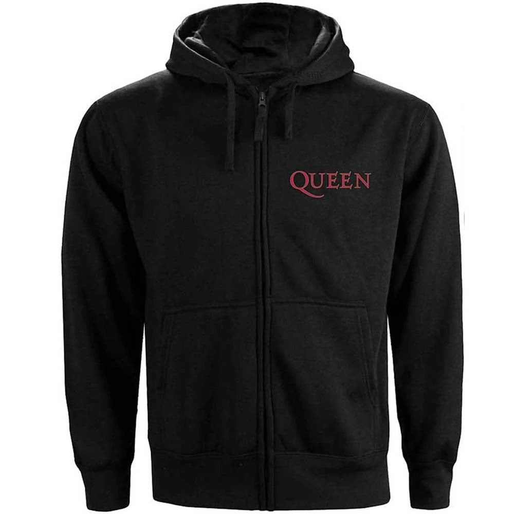 Billede af Queen Classic Crest Hoodie til kvinder SORT