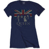 Queen: Vintage Union Jack T-Shirt (Kvinder)