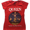 Queen: One Bites The Dust T-Shirt (Kvinder)