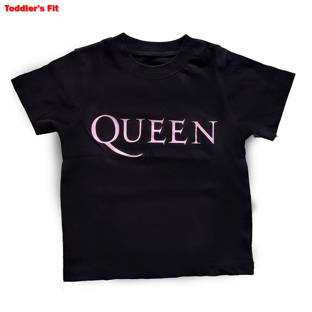 Queen, Pink Logo T-shirt til børn