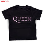Queen, Pink Logo T-shirt til børn