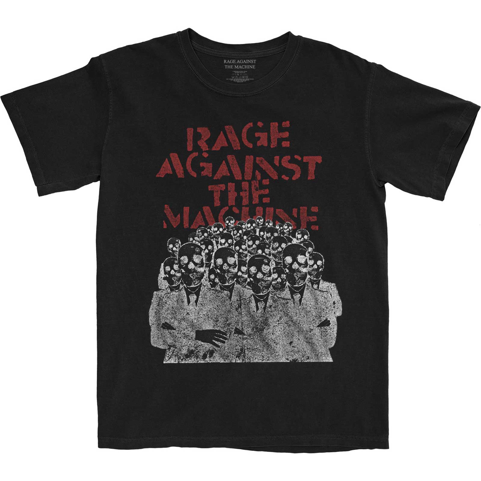 Rage Against The Machine: Crowd Masks T-Shirt