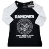 Ramones: First World Tour 1978 Raglan T-Shirt (Kvinder)