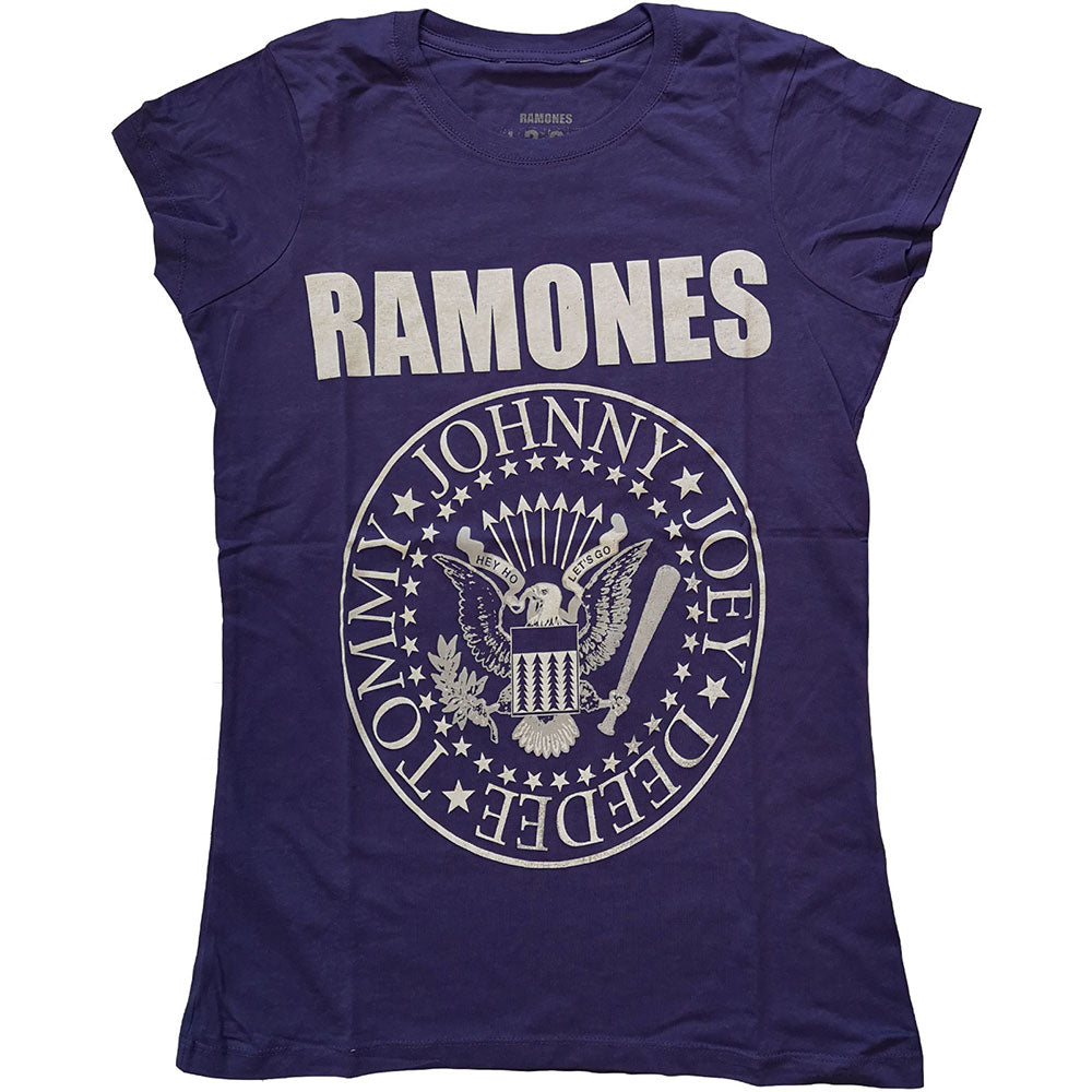 Ramones: Presidential Seal T-Shirt (Kvinder)