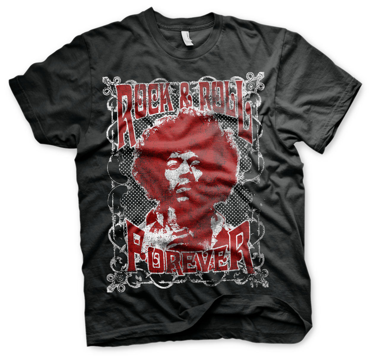 Billede af Jimi Hendrix, Jimi Hendrix: Rock 'n Roll Forever T-Shirt