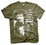 Billede af Jimi Hendrix, Jimi Hendrix: Distressed T-Shirt