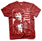 Billede af Jimi Hendrix, Jimi Hendrix: Distressed T-Shirt