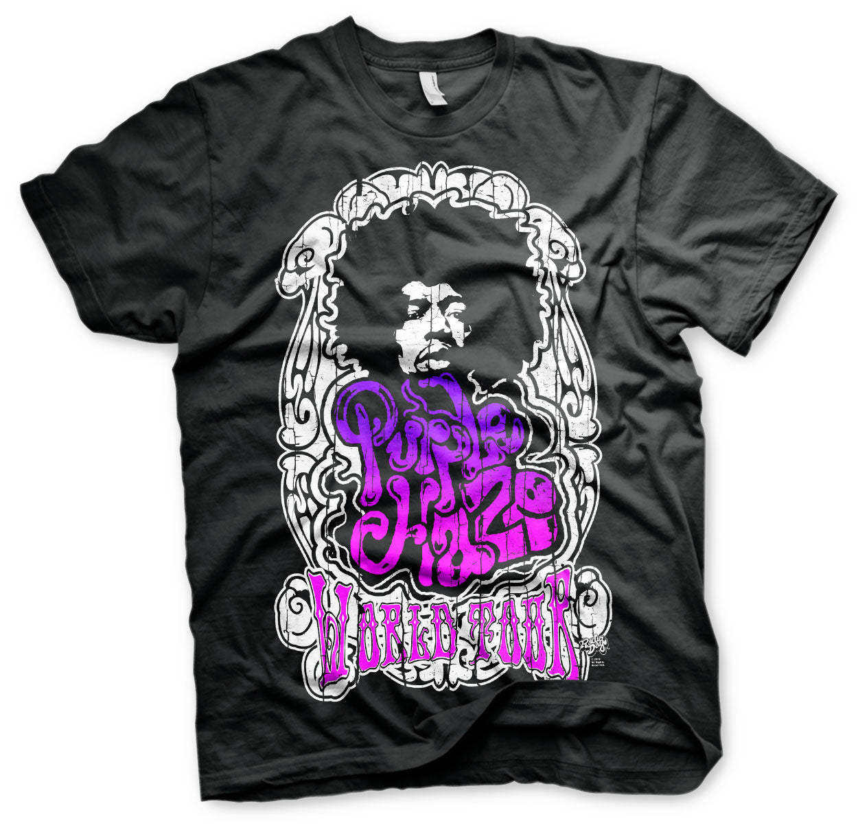 Billede af Jimi Hendrix, Jimi Hendrix: Purple Haze World Tour T-Shirt