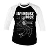 Billede af Elvis Presley, Elvis Presley: Jailhouse Rock Raglan 3/4 Sleeve T-Shirt