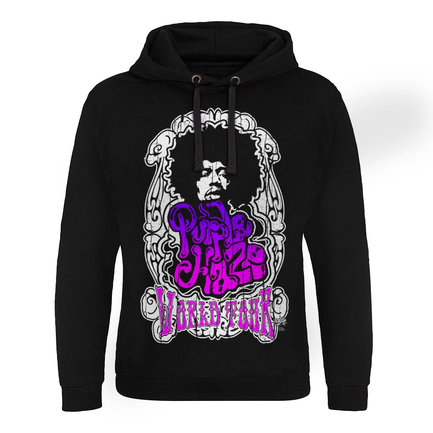 Billede af Jimi Hendrix, Jimi Hendrix: Purple Haze World Tour Epic Hoodie