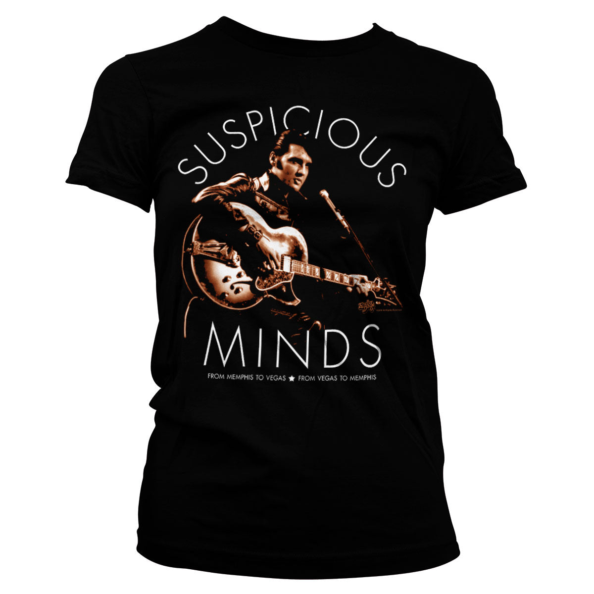 Billede af Elvis Presley, Elvis Presley: Suspicious Minds T-Shirt (Kvinder)