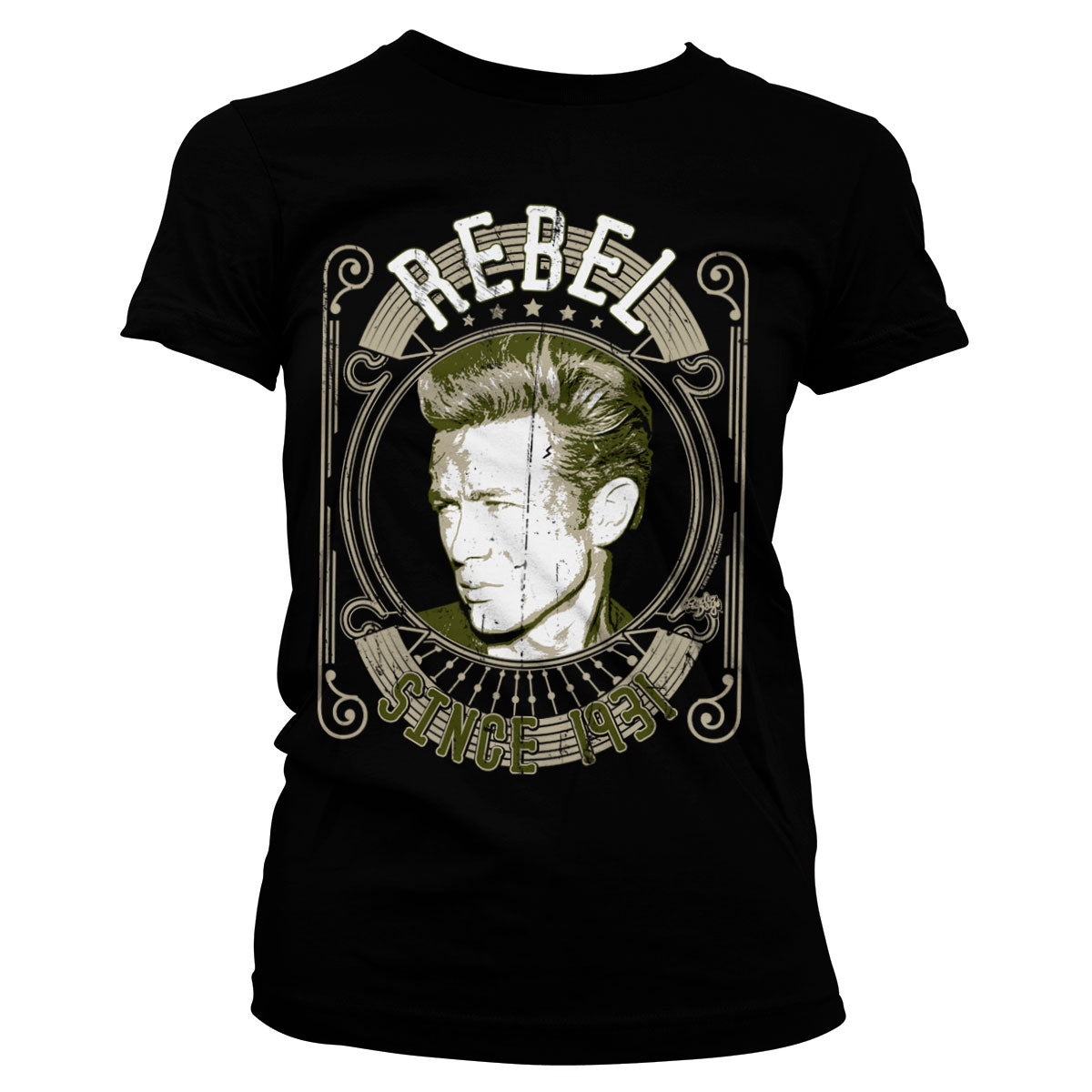 Billede af James Dean, James Dean: Rebel Since 1931 T-Shirt (Kvinder)