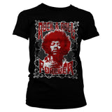 Billede af Jimi Hendrix, Jimi Hendrix: Rock 'n Roll Forever T-Shirt (Kvinder)