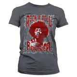Billede af Jimi Hendrix, Jimi Hendrix: Rock 'n Roll Forever T-Shirt (Kvinder)