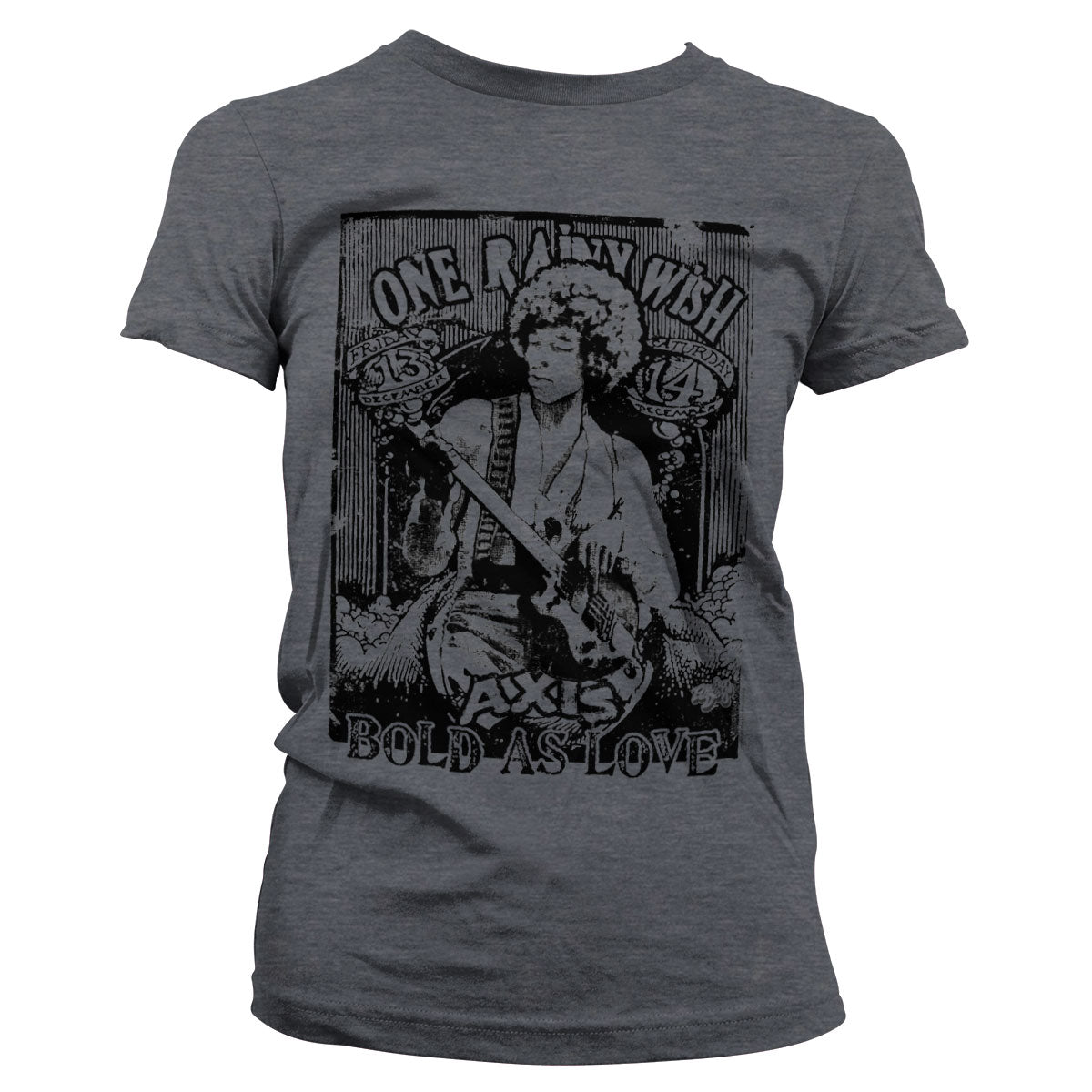 Billede af Jimi Hendrix, Jimi Hendrix: Bold As Love T-Shirt (Kvinder)