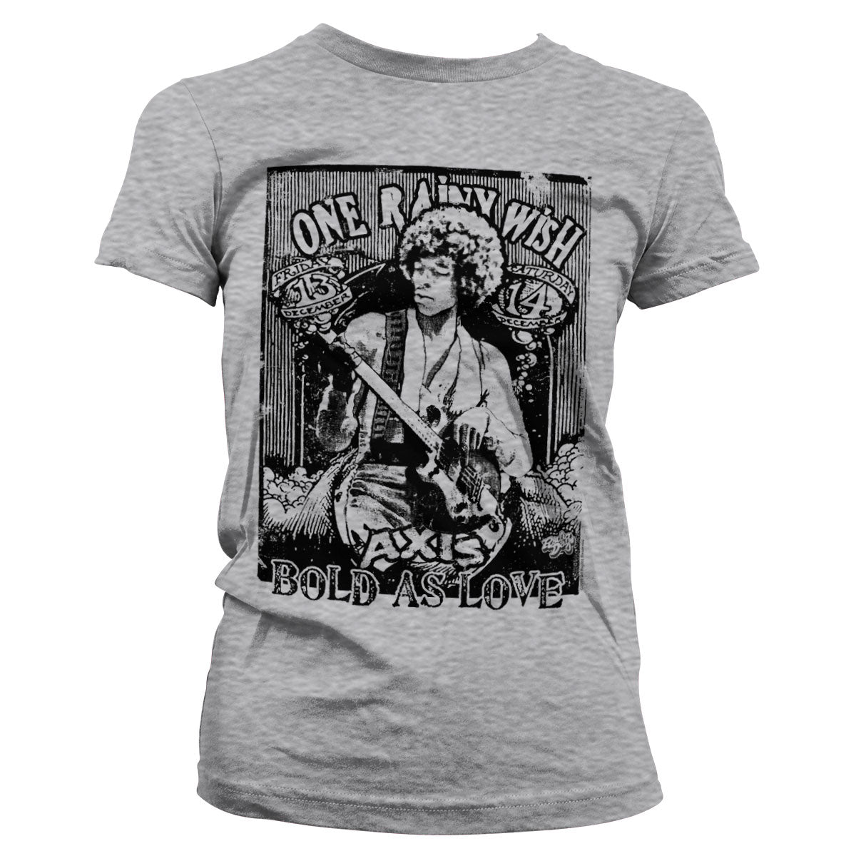 Billede af Jimi Hendrix, Jimi Hendrix: Bold As Love T-Shirt (Kvinder)