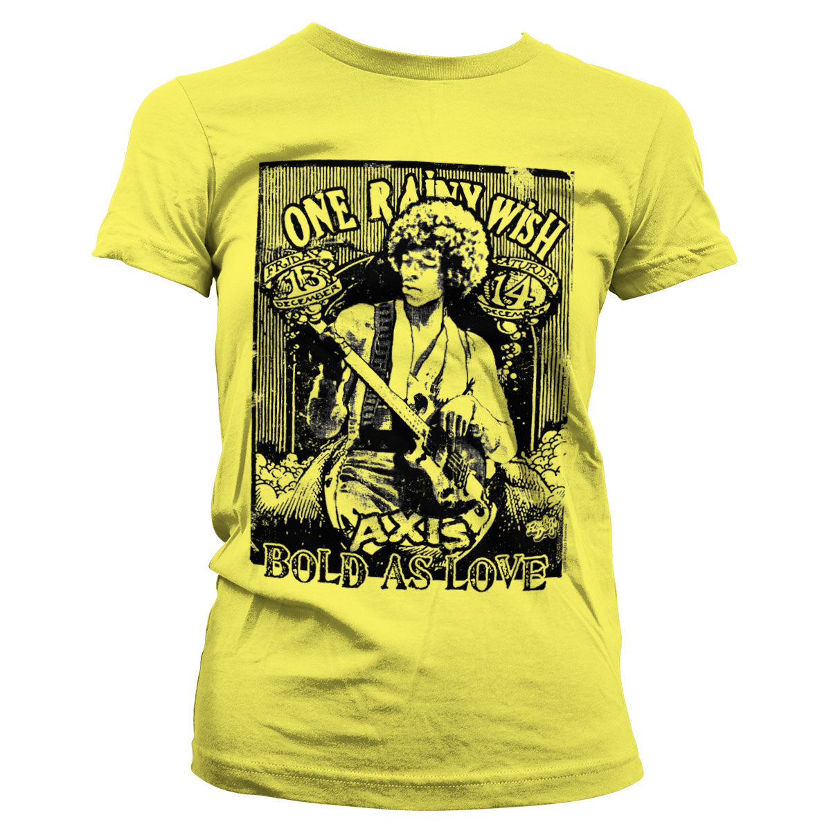 Billede af Jimi Hendrix, Jimi Hendrix: Bold As Love T-Shirt (Kvinder)