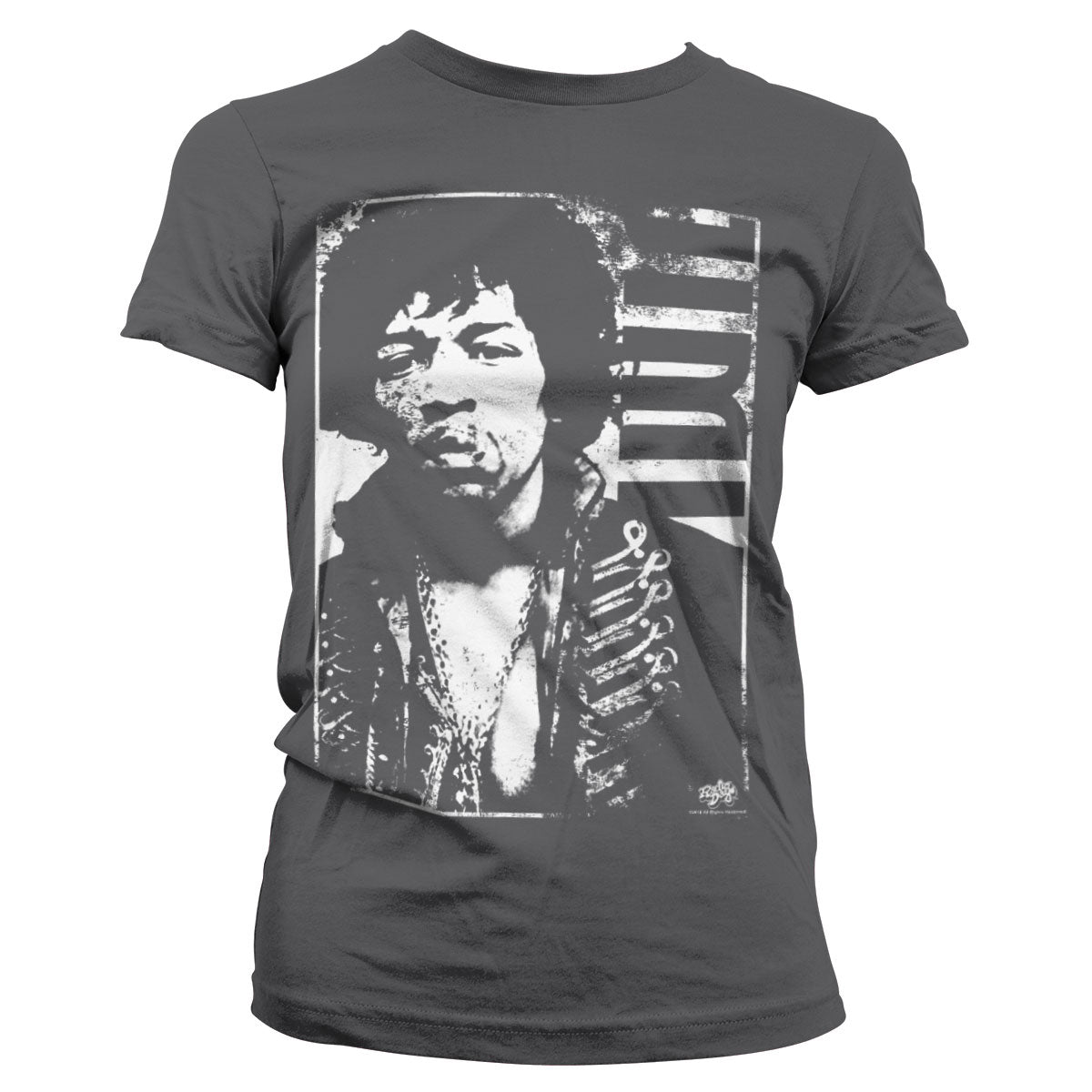 Billede af Jimi Hendrix, Jimi Hendrix: Distressed T-Shirt (Kvinder)