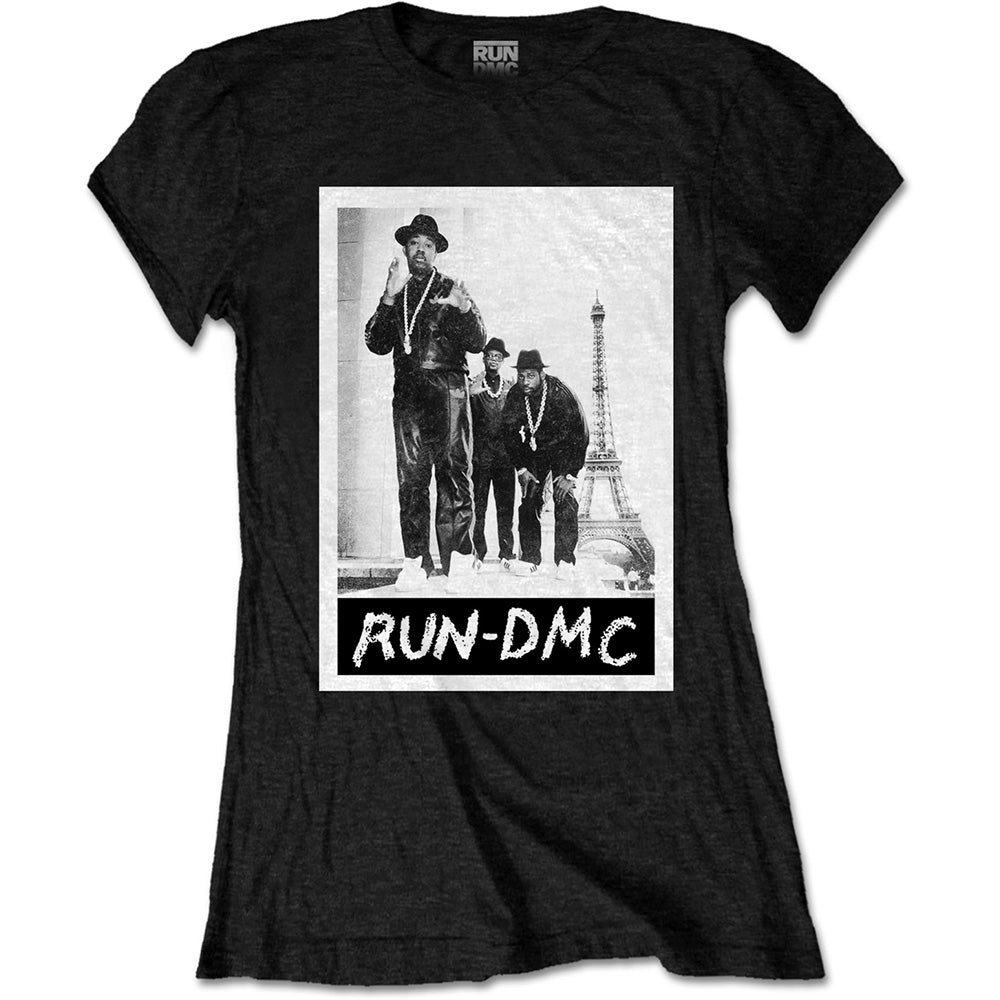Billede af Run DMC Paris Photo T-shirt til kvinder