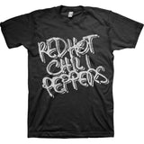 Red Hot Chili Peppers, Black & White Logo T-shirt