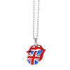 Billede af The Rolling Stones Union Jack Tongue Halskæde