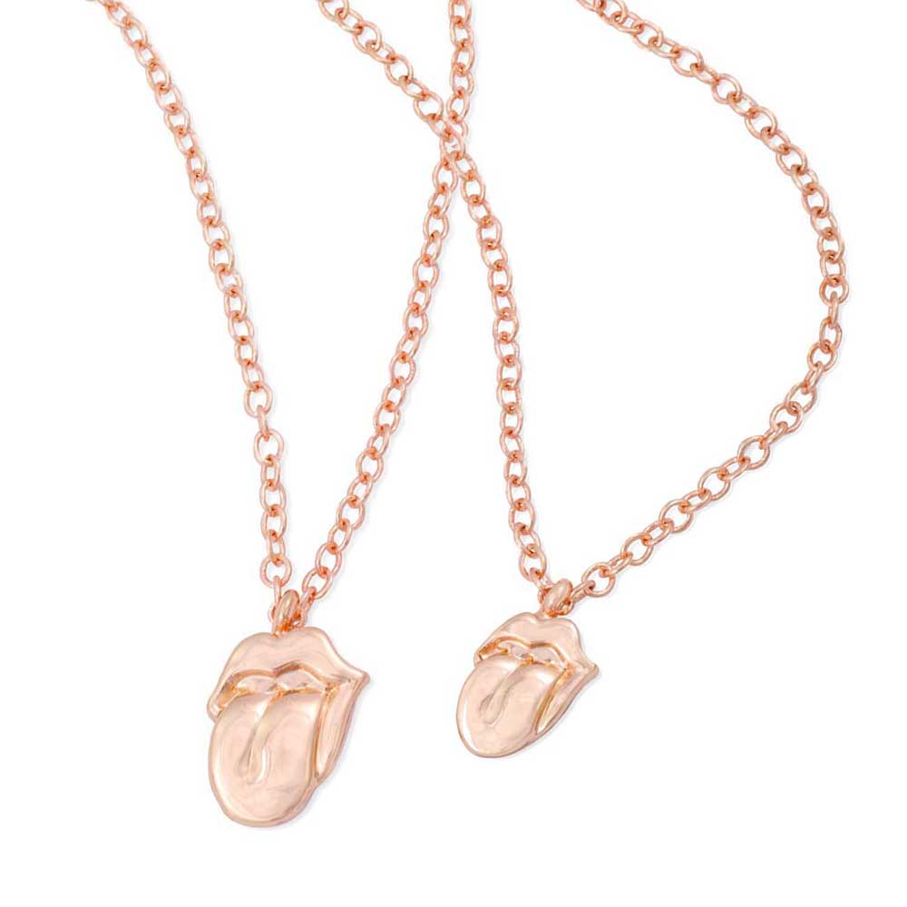 Billede af The Rolling Stones Rose Gold Tongue Smykker
