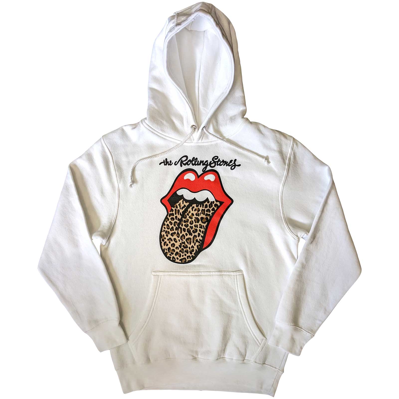 The Rolling Stones: Leopard Tongue Pullover Hoodie