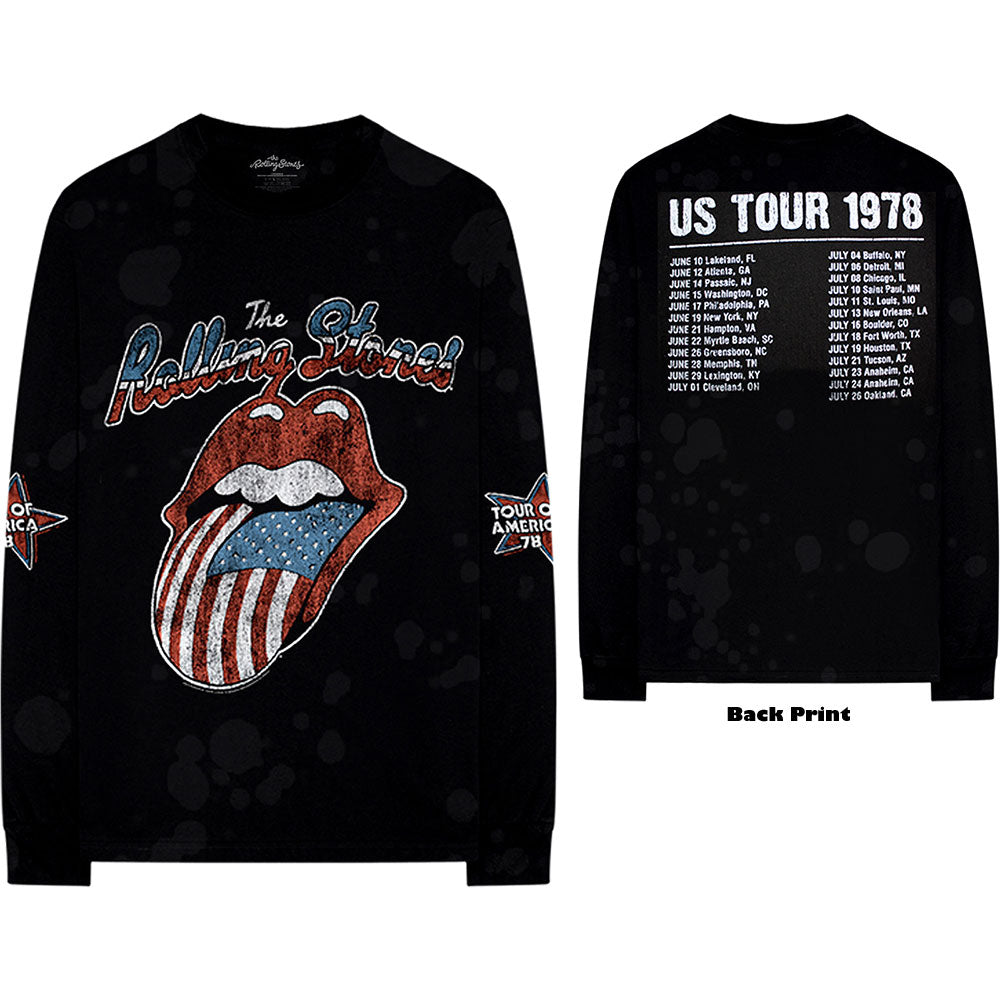 Billede af The Rolling Stones US Tour '78 Langærmet t-shirt