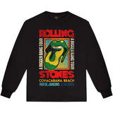 The Rolling Stones: Copacabana Beach Long Sleeved T-Shirt