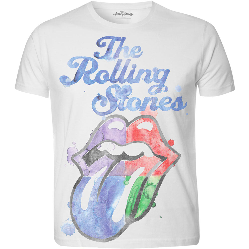 Billede af The Rolling Stones Watercolour Tongue T-shirt