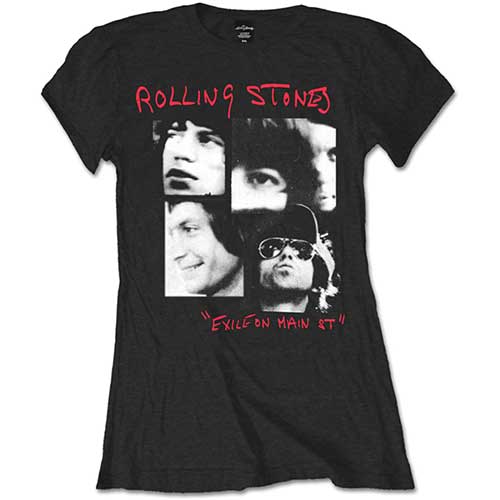 Billede af The Rolling Stones Photo Exile T-shirt til kvinder
