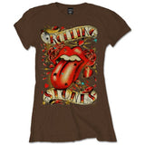 Billede af The Rolling Stones Tongue & Stars T-shirt til kvinder