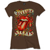 Billede af The Rolling Stones Tongue & Stars T-shirt til kvinder