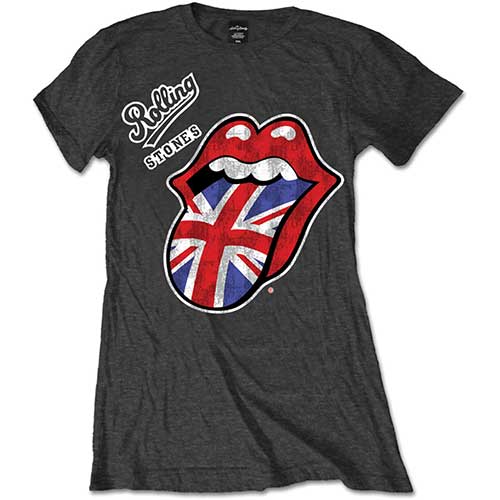 Billede af The Rolling Stones Vintage British Tongue T-shirt til kvinder