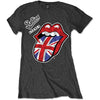 The Rolling Stones: Vintage British Tongue T-Shirt (Kvinder)