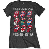 The Rolling Stones: Voodoo Lounge Tongues T-Shirt (Kvinder)